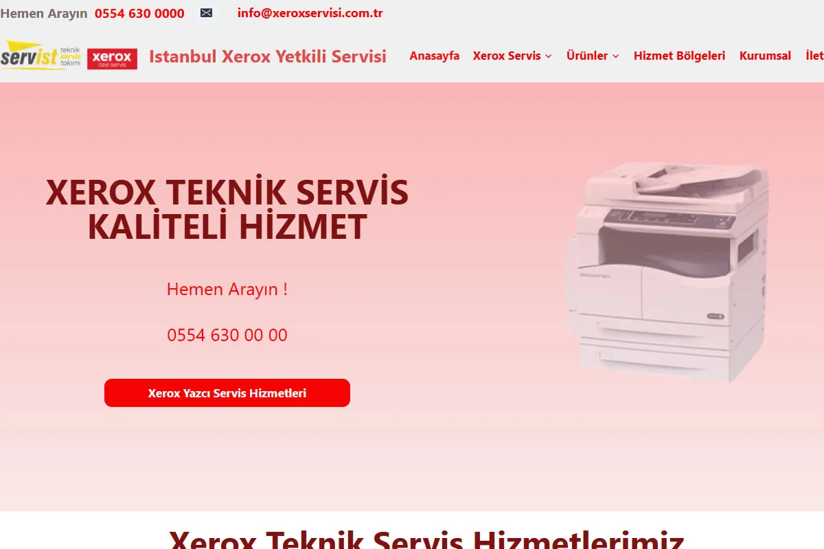 Istanbul Xerox Yetkili Servisi